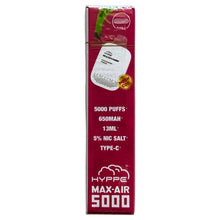 Load image into Gallery viewer, Hyppe Max Air 5000 Strawberry Freeze