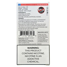 Load image into Gallery viewer, Hyppe Max Air 5000 Grapefruit Raspberry