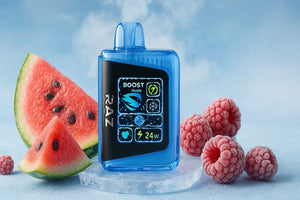 Bursting Coolness: Frozen Raspberry Watermelon - RAZ Disposable Vape That Vapers Crave