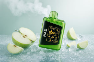 Sour Apple Ice – RAZ: A Tangy, Icy Explosion That Vape Lovers Can’t Resist