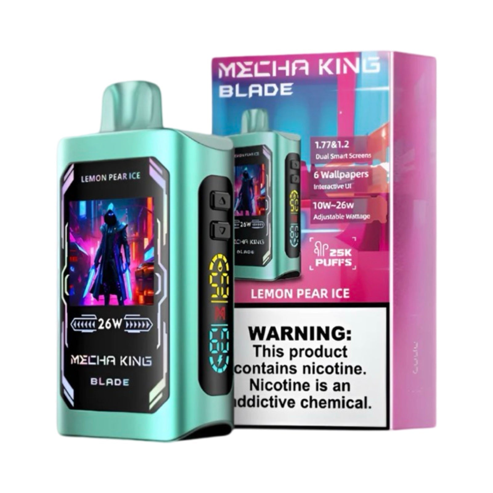 Lemon Pear Ice - Mecha King - Blade 25000 - Article product