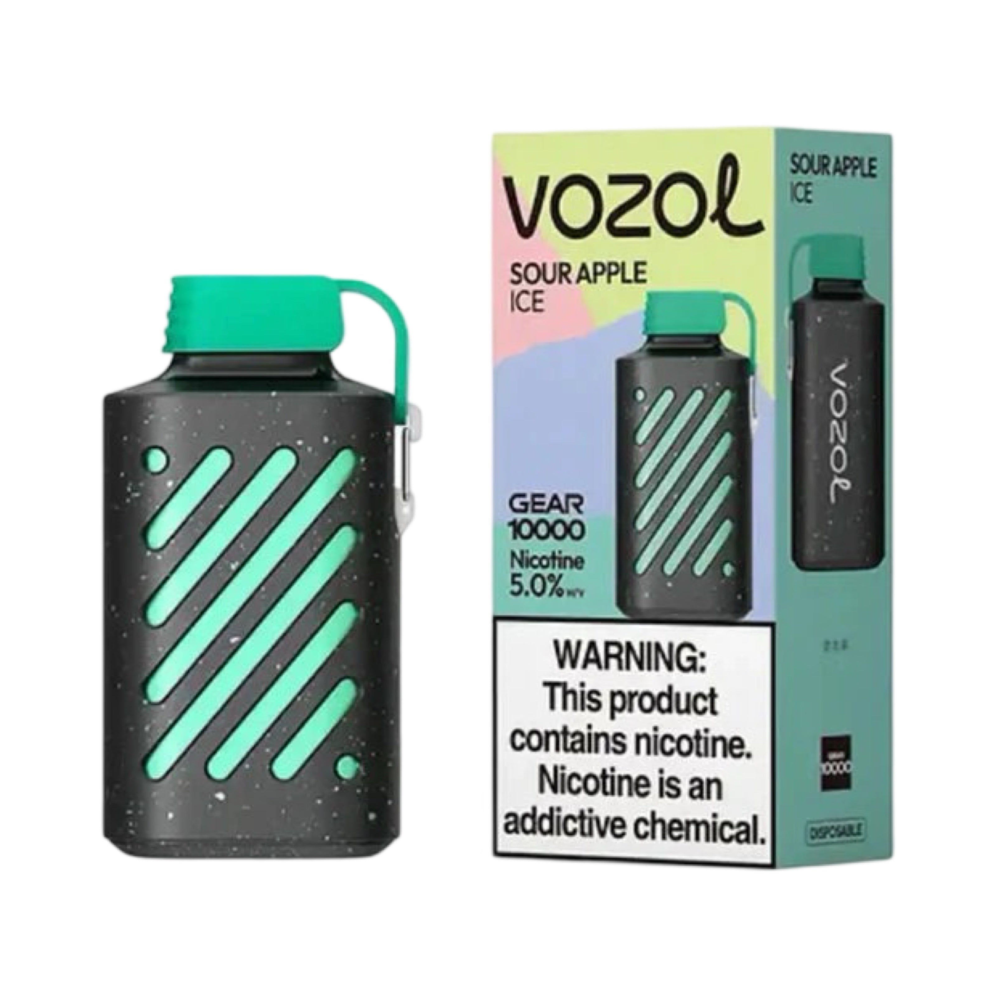 Sour Apple Ice - Vozol Gear 10000 - Article product